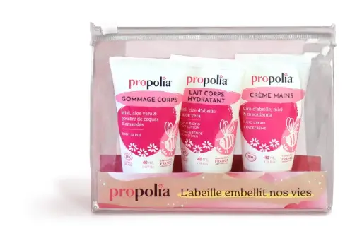 [ART2424] PROP TROUSSE  "Trio Soins corps" 3 x 40ml