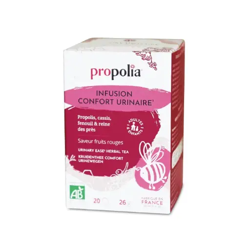 [ART2425] PROP INFUSION CONFORT URINAIRE Propolis, Cassis, Fenouil & Reine des Prés