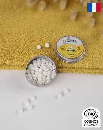 [ART2457] API DENTIFRICE à CROQUER - Goût Citron 60 pastilles