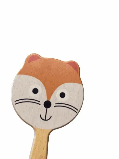 [ART2463] Brosse Cheveux BEBE Soie RENARD