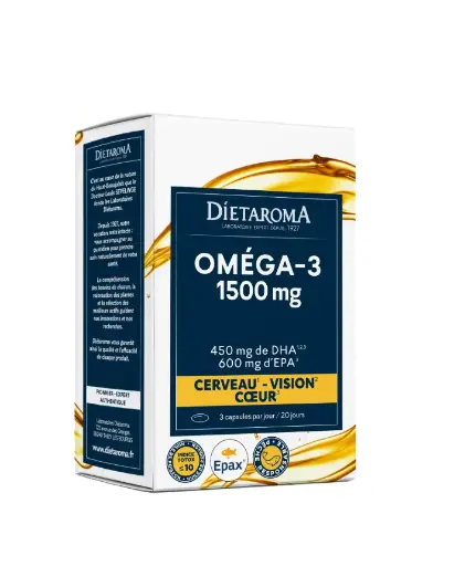 [ART2664] DIET OMÉGA 3 de POISSONS 1500 mg Qualité EPAX