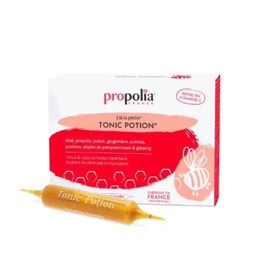 [ART0313] PROP TONIC'POTION Propolis Miel Gingembre Acérola Pollen