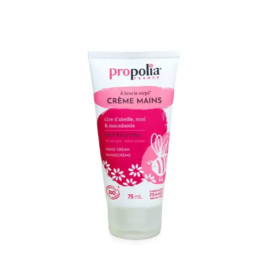 [ART0353] PROP CREME MAINS Cire d'abeille Miel et Macadamia 