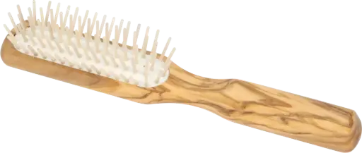 [ART0370] Brosse Cheveux Olivier OBLONGUE à picots