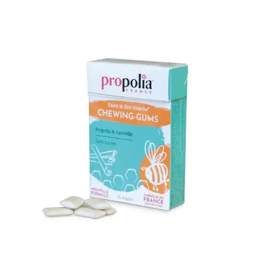 [ART0411] PROP CHEWING GUM PROPOLIS Cannelle 24g