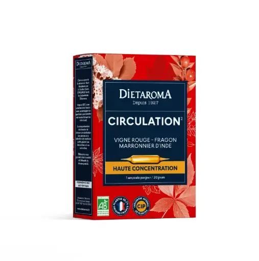 [ART0542] DIET C.I.P. CIRCULATIE (rode wijnstok, paardenkastanje, muisdoorn)