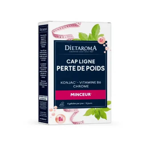 [ART0703] DIET CAP LIGNE KONJAC-CHROME - Perte de Poids 