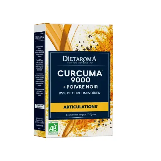 [ART0708] DIET CURCUMA 9000 & Poivre Noir Comprimés 